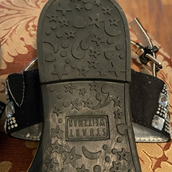 Stuart Weitzman Silver Jeweled Thongs (Girls) - 4 - Picture 12 of 13